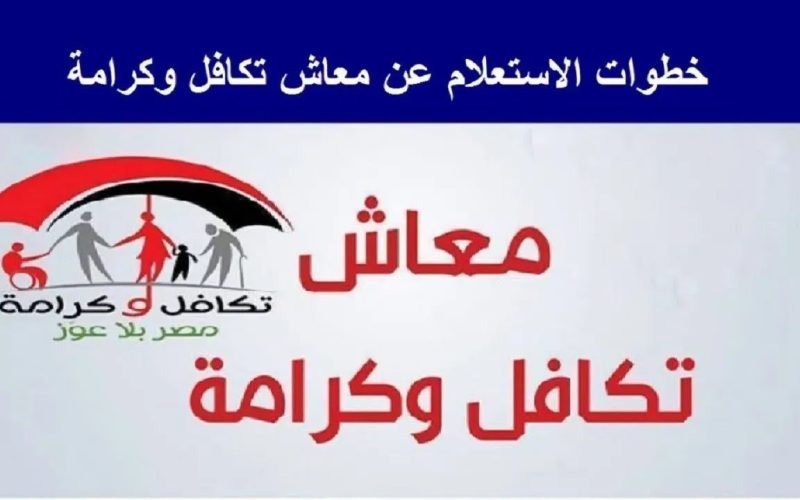الاستعلام عن معاش تكافل وكرامة 2025 بالرقم القومي.. الفئات المستحقة